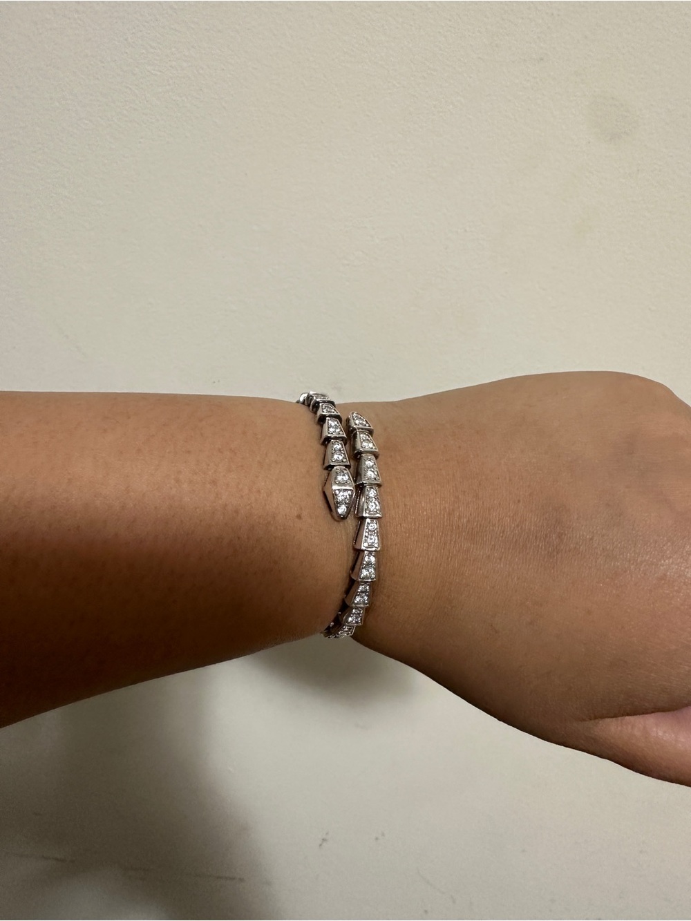 Sterling Silver Crystal serpenti Tennis Bracelet - Elegant Women's Jewelry